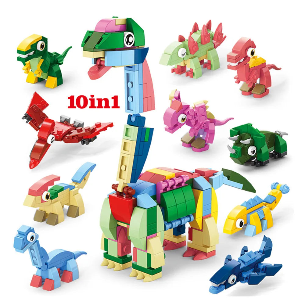 Insect World Animals Scorpion Mantis Ants Spider Birds Marine Animal Building Blocks Toys Desktop Ornaments Bricks Kids Gift Beauty World Shop