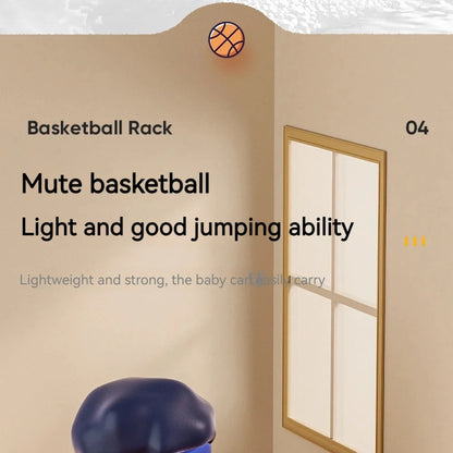 Foam Basketball Kids Silent Basketball Bouncing Mute Silent Ball Bounce Squeezable Mute Bouncing Basketball Beauty World Shop