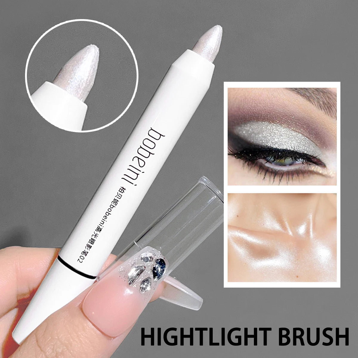 Highlighter,Brightening,Silkworm Pen,Pearlescent,Matte,Burst Eyeshadow Pencil,Makeup,Eye Makeup,Long-lasting Pearlescent Stick Beauty World Shop