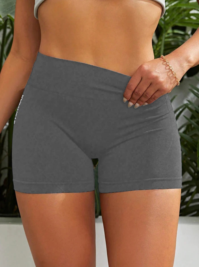 Women High Waist Butt Lift Sports Short Pants High Stretch Qyuick-Drying Breathable Yoga Shorts Athletic Tights Beauty World Shop