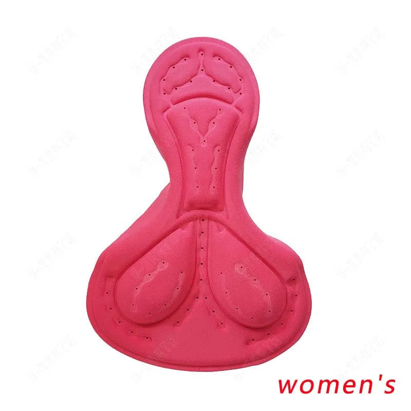 Men Cycling Gel Pad 9D Shockproof Pink Cushioned Pad Women Breathable Hole Riding Base Cushion 12D 19D 20D Moto Silicone Gel Pad Beauty World Shop