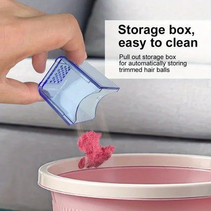 Electric Lint Remover - Battery Powered Hairball Trimmer for Clothes and Furniture - Easily Removes Lint and Hairballs Beauty World Shop