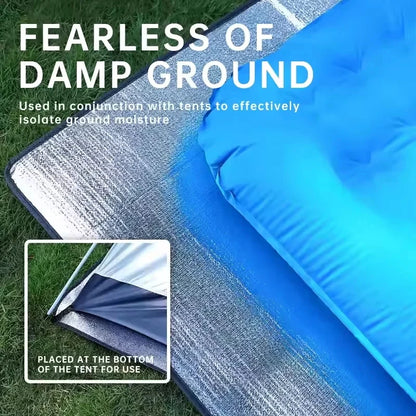 Waterproof Mat Double-sided Aluminum Film Moisture-Proof Mat Portable Picnic Mat Outdoor Tent Camping Beach Moisture-Proof Mat Beauty World Shop