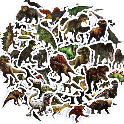 10/50/100pcs Funny Dinosaur Stickers Cartoon Decals Toy Stationery Guitar Phone Bicycle Laptop Luggage Car Graffiti Kids Sticker Beauty World Shop