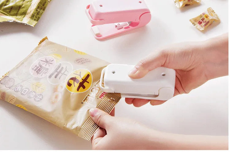 Mini Hea Bag Seal Machine Package Sealer Bags Thermal Plastic Food Bag Beauty World Shop