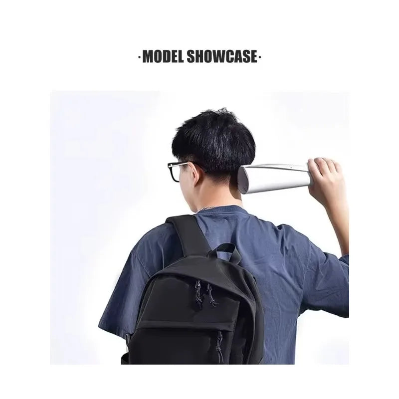 One 15 Inch Polyester Waterproof Solid Color Simple Men's Backpack Fashion Couple Student Computer Backpack Beauty World Shop