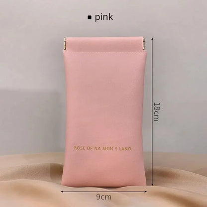 Glasses Bag, Female Sunglasses, Sunglasses Storage Box, Portable Cartridge, Myopia Eye Bag, Automatic Closing Protective Cover Beauty World Shop