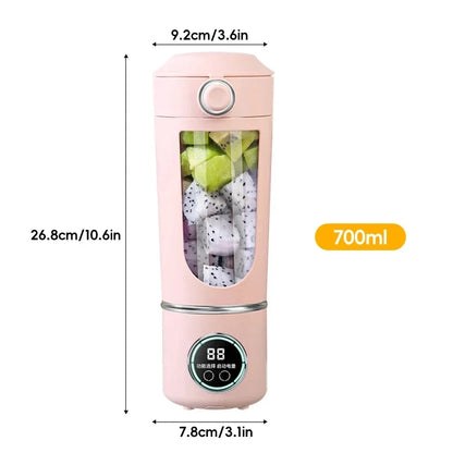 Stainless Steel Electric Blenders 700ml Juice Maker Blender 12 Leaves Strong BPA-free Smoothies/Ice Fruits/Nuts Blender Bottle Beauty World Shop