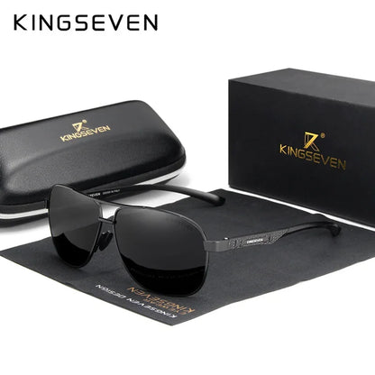 KINGSEVEN Polarized Aluminum Sunglasses Men UV400 HD Lens Pilot Eye Protection Photochromic Glasses Women Night Vision Eyewear Beauty World Shop