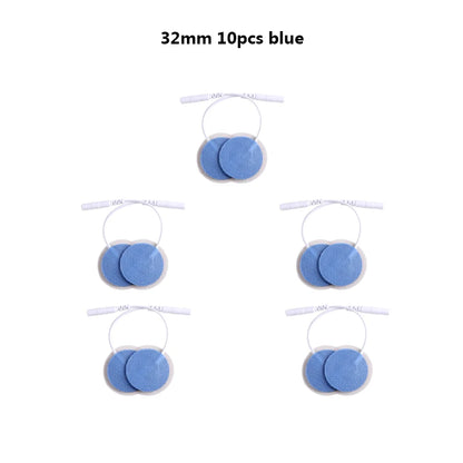 32mmNon-woven Fabric Self Adhesive Replacement Massage Patch Tens EMS Electrodes Pads for Muscle Electrostimulator Body Massager Beauty World Shop