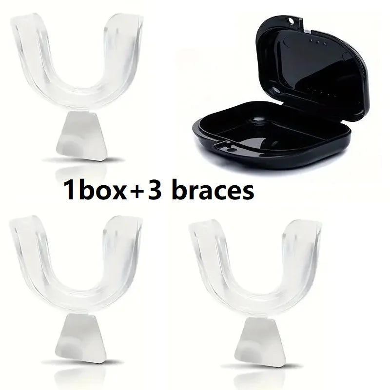 Silicone Mouth Guard Teeth Protector Night Guard Mouth Tray for Bruxism Grinding Non-snoring Teeth Whitening Protection Beauty World Shop