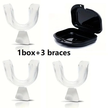 Silicone Mouth Guard Teeth Protector Night Guard Mouth Tray for Bruxism Grinding Non-snoring Teeth Whitening Protection Beauty World Shop