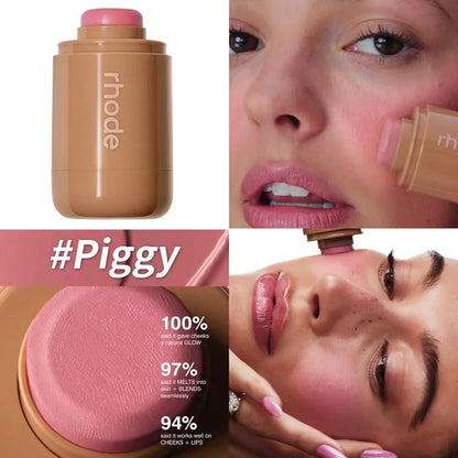 Brand skin Balm Jelly Bean Lip Gloss Spicy Marg Juice Box Pocket Blush Stick Non-fading Waterproof Blusher Moisturizing Lipstick Beauty World Shop
