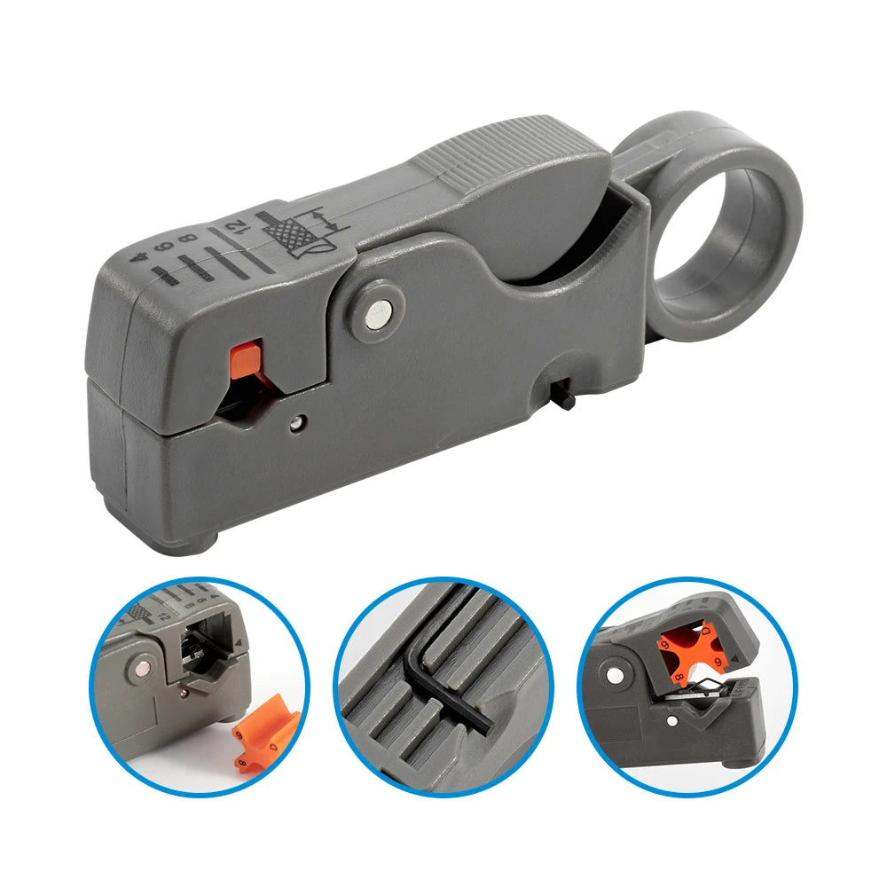 Stripping Pliers Decrustation Wire Cable Tools Stripper Stainless Steel  Hexagon Wrench Accessorie Insulated Electrical Straight Beauty World Shop