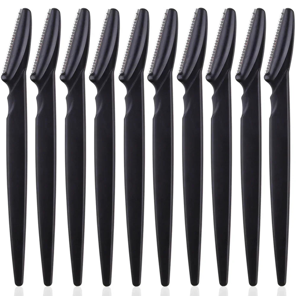 Portable Eyebrow Trimmer Blade Women's Face Shaver Safety Knife Makeup Scraper Hair Removal Tool for Eyebrow Epilation Beauty Trend Shop