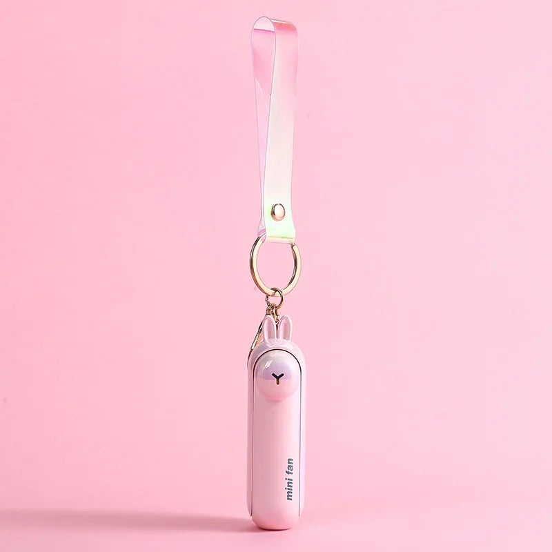 Wholesale Cute Mini Fan Kipas Portable Hand Fold Bedside Office USB Charge Battery Table Desk Cooling Beauty World Shop