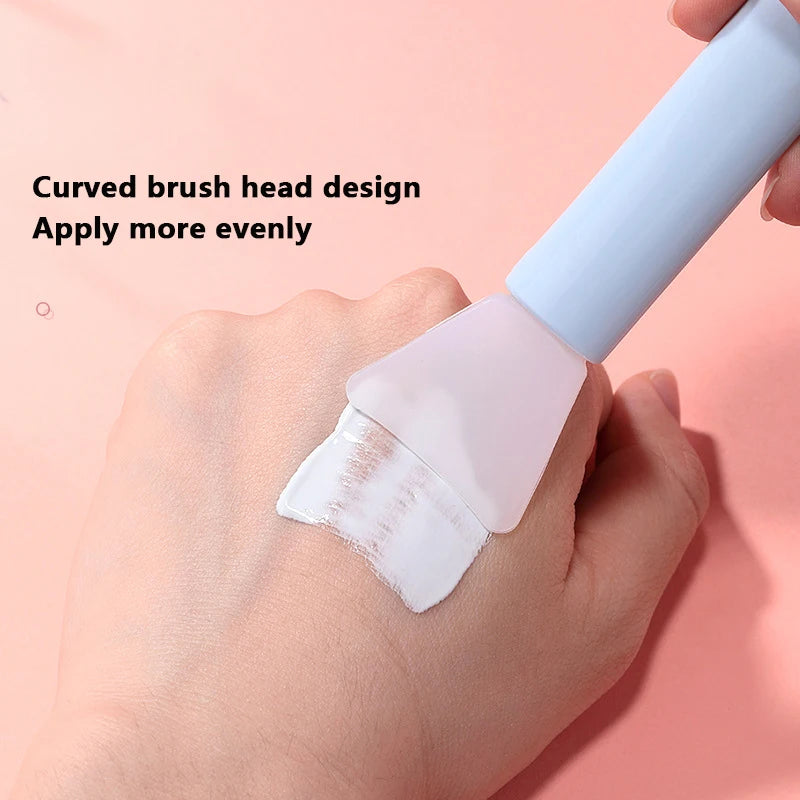 Silicone Facial Mask Brush Soft Hair Facial Mask Brush Brush Applicator For Facial Mask Beauty Salon Brushes Makeup Tools Beauty World Shop