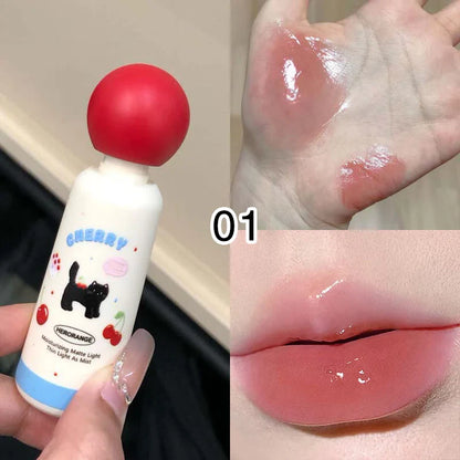HERORANGE Meow Whisper Mirror Lip Gloss - Moisturizing Long-Lasting, Water-Glossy, Perfect for Spring/Summer Beauty Trend Shop