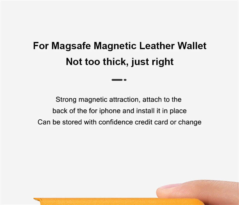 For Magsafe Leather Magnetic Wallet Case For iPhone 14 12 15 13 Pro Max Magnetic Card Bag Cover Samsung S23 S22 Ultra Accessory Beauty World Shop