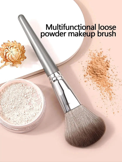 1pcs high quality fluffy soft large powder brush powder blusher brush repair brush multi-function beginner makeup brush tool Beauty World Shop