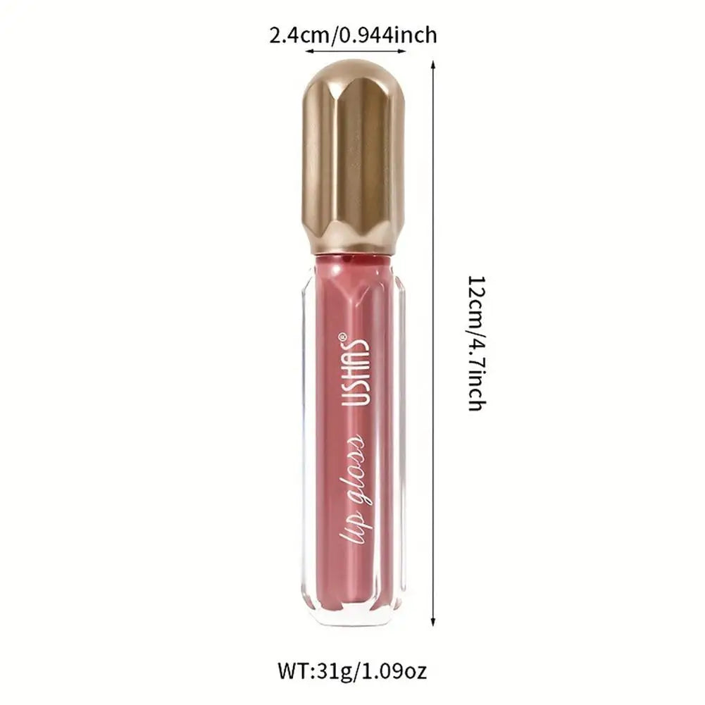 Mirror Pearl Lip Gloss Waterproof Long Lasting Moisturizing Lipstick Shine Glitter Lip Gloss Women Makeup Cosmetic Beauty World Shop