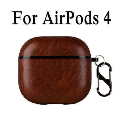 Leather PU Earphone Cover For AirPods Pro 3 2025 Case For AirPods Pro 2 2nd Pro2 Cases For AirPods 4 3 2 1 Funda Headphone Coque