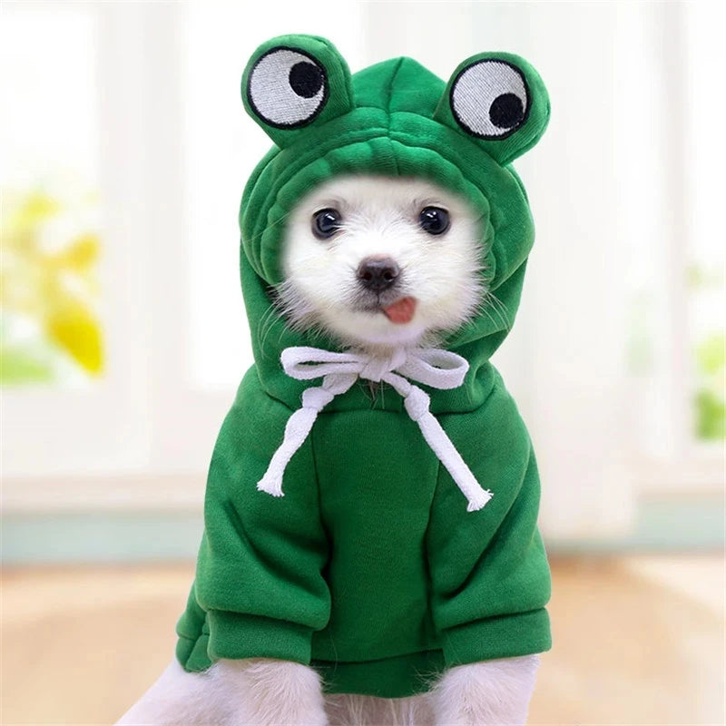 Cute Fruit Dog Clothes for Small Dogs hoodies Warm Fleece Pet Clothing Puppy Cat Costume Coat for French Chihuahua Jacket Suit Beauty World Shop