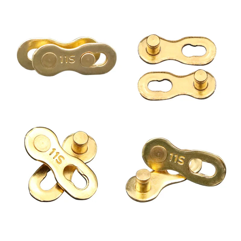 5 Pair Bicycle Chain Link Connector Joints Magic Buttons Cycling Speed Quick Master Links For Mountain Bike 6/7/8/9/10/11/12 S Beauty World Shop