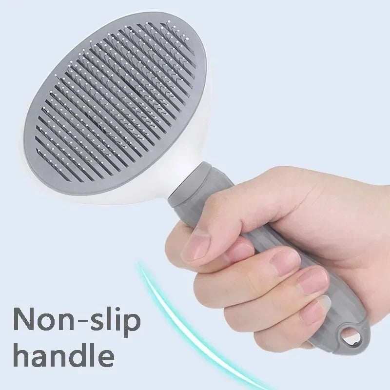 Pet Dog Brush Cat Comb Self Cleaning Pet Hair Remover Brush For Dogs Cats Grooming Tools Pets Dematting Comb Dogs Accessories Beauty World Shop