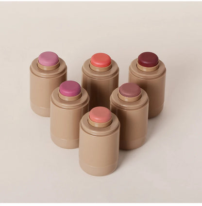 3-in-1Blush Stick Lasting Brightens Facial Cheek Stick Moisturizing Flash Lip Gloss Makeup Lip Gloss Face Rouge Beauty World Shop