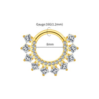 Gold Clear 1.2x8mm