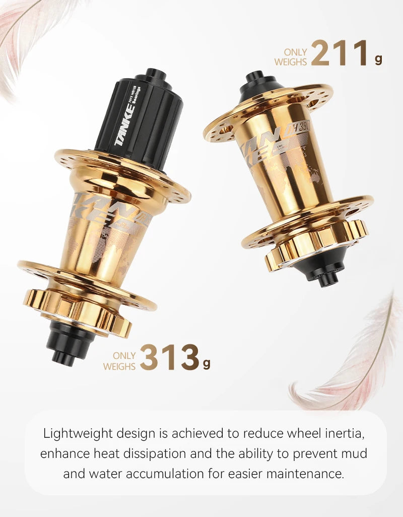TANKE 120 Click Hub 6 Bearing Mountain Bike MTB Hub Front Rear 32 36 Holes QR Thru-axle Exchange Disc Brake Bicycle Hubs HG MS Beauty World Shop