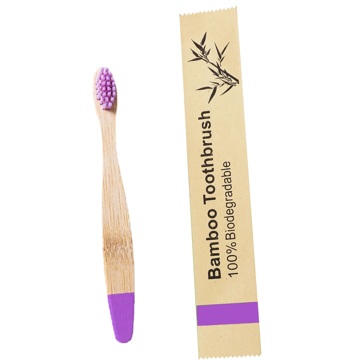 10/20/50/100/150Pcs Children's Bamboo Toothbrush Soft Fiber Bristles Biodegradable Environmentally Friendly Children's Toothbrus Beauty World Shop