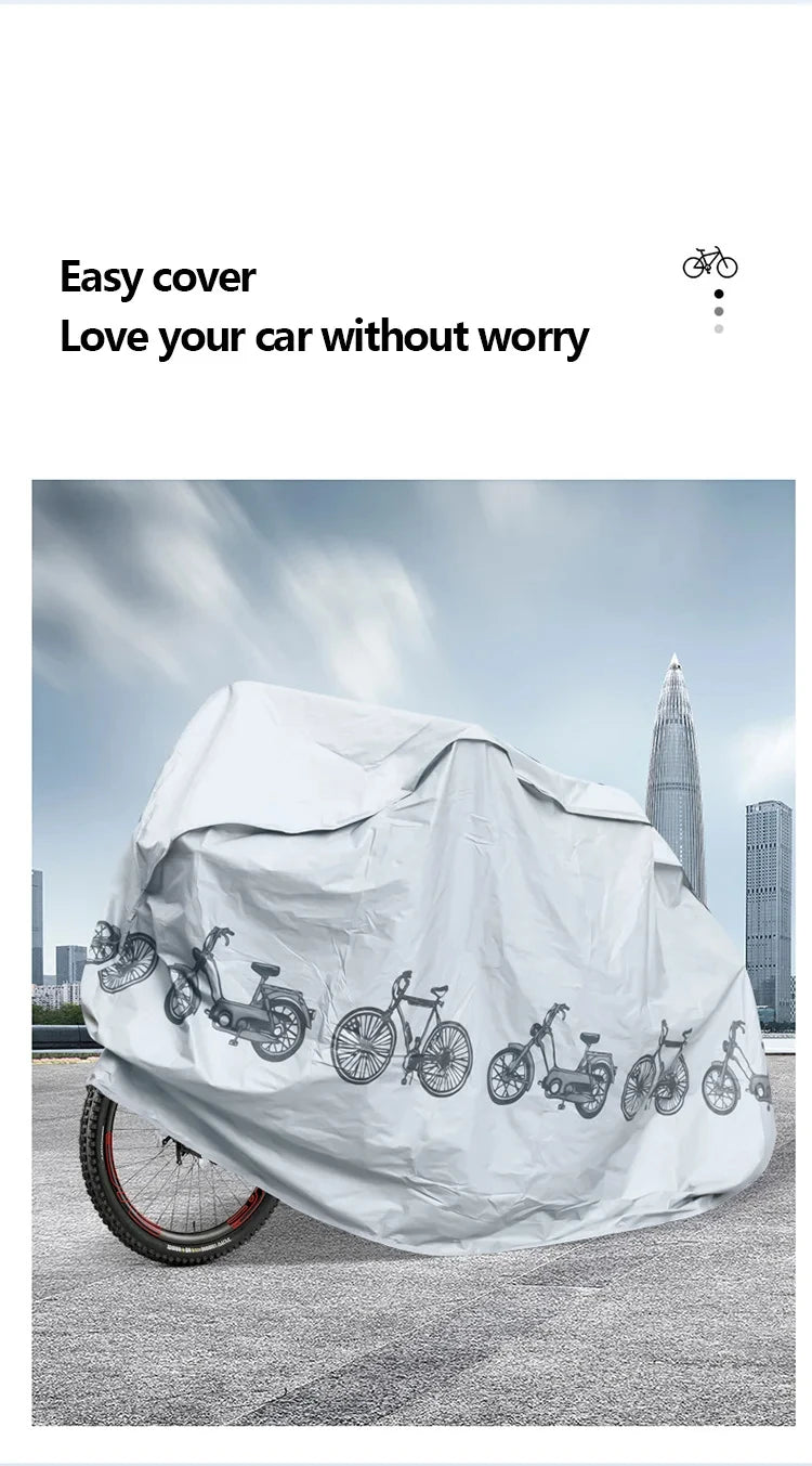 Bicycle Cover Outdoor Protection MTB Bicycle Case Cover Waterproof Dustproof Anti-UV Bike Gear All Seasons Bike Accessories Beauty World Shop