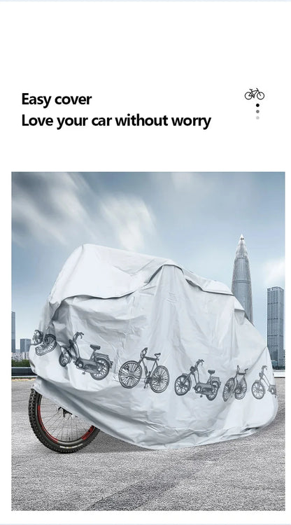 Bicycle Cover Outdoor Protection MTB Bicycle Case Cover Waterproof Dustproof Anti-UV Bike Gear All Seasons Bike Accessories Beauty World Shop