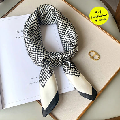 Fashion Scarves for Women Shawl Print Silk Satin Hijab Scarf Female Bandana 70*70cm Luxury Brand Square Shawls Scarfs For Ladies Beauty World Shop