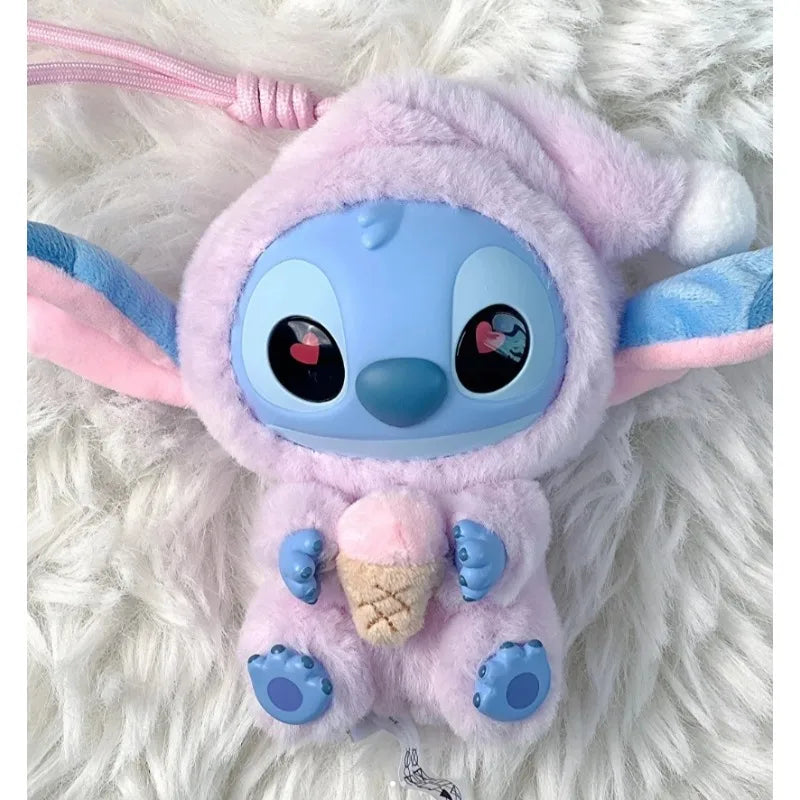 NEW Stitch Eat Something Before Sleep Series Blind Box Plush Dolls Pendant Cute Doll Ornament Mystery Box Surprise Toys Gifts Beauty World Shop