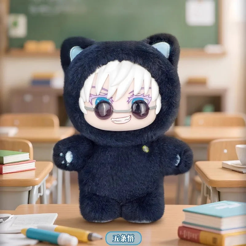 BANDAI Jujutsu Kaisen Battle V2 Cat Paradise Party Series Blind Box Cute Plush Doll Pendant Anime Periphery Surprise Gift Beauty World Shop