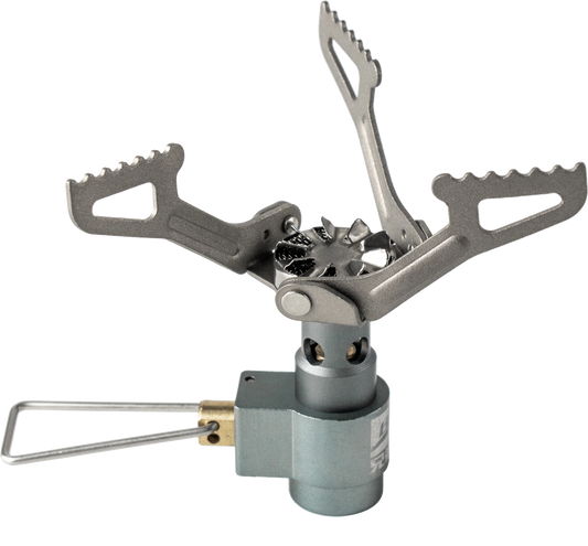 BRS-3000T Titanium Mini Camping Gas Burners 25g One-Piece Pocket Stove Outdooor Hiking Folding Cooking Furnace Portable ﻿ Beauty World Shop