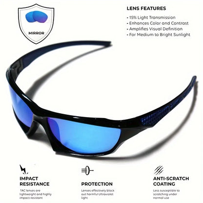 1/3PCS Sports Polarized Sunglasses for Men Lightweight Night Vision Male Shades Cycling Driving Fishing Fashion Mirror Sunglass Beauty World Shop