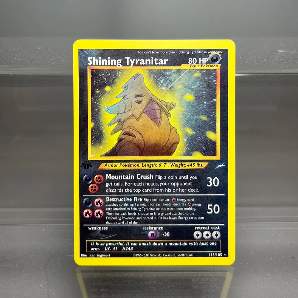 PKM Cards Charizard Steelix Celebi Single Foil Cards Magneton Gengar Classic Game Collection Cards PTCG Proxy Cards Beauty World Shop