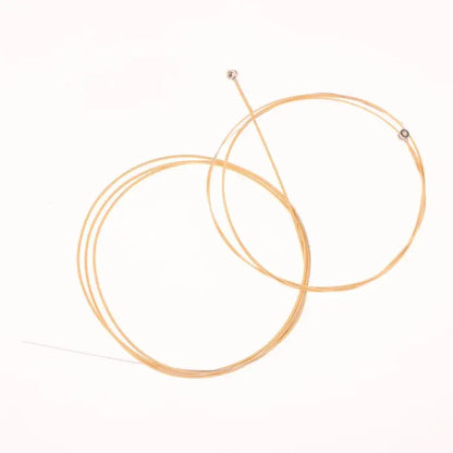 1 Pcs Smooth-Feel Non-Oxidation Acoustic Guitar Strings Set - Ideal For Ballad & Ethnic Plucked Instruments Beauty World Shop