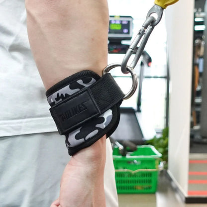 AOLIKES Adjustable Padded Ankle Wrist Cuffs Padded Straps D-Ring Glute Kickback for Cable Machine, Ideal for Glutes Exercises Beauty World Shop
