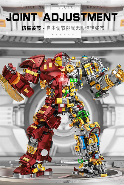 Variety Iron Heroes Blocks Action Figures Mark Building Sets Buster Mech DIY Brick Collectible Toys for Boys Adult Kids Gifts Beauty World Shop