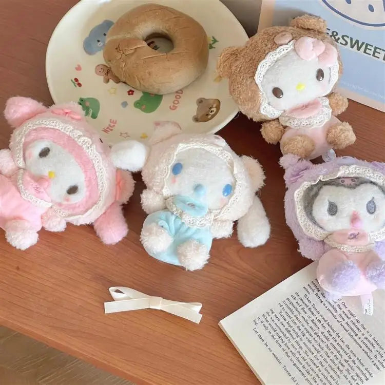 Kawai Latte Kuromi My Melody Cinnamoroll Nipple Baby 10Cm Plush Doll Pendant Ornaments Cute Gift Beauty World Shop