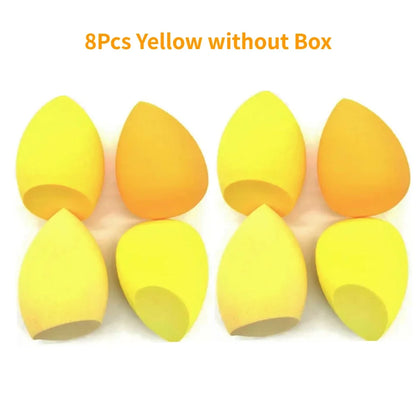 4/8pcs Makeup Sponge Blender Beauty Egg Cosmetic Puff Soft Foundation Sponges Powder Puff Women Make Up Accessories Beauty Tools Beauty World Shop