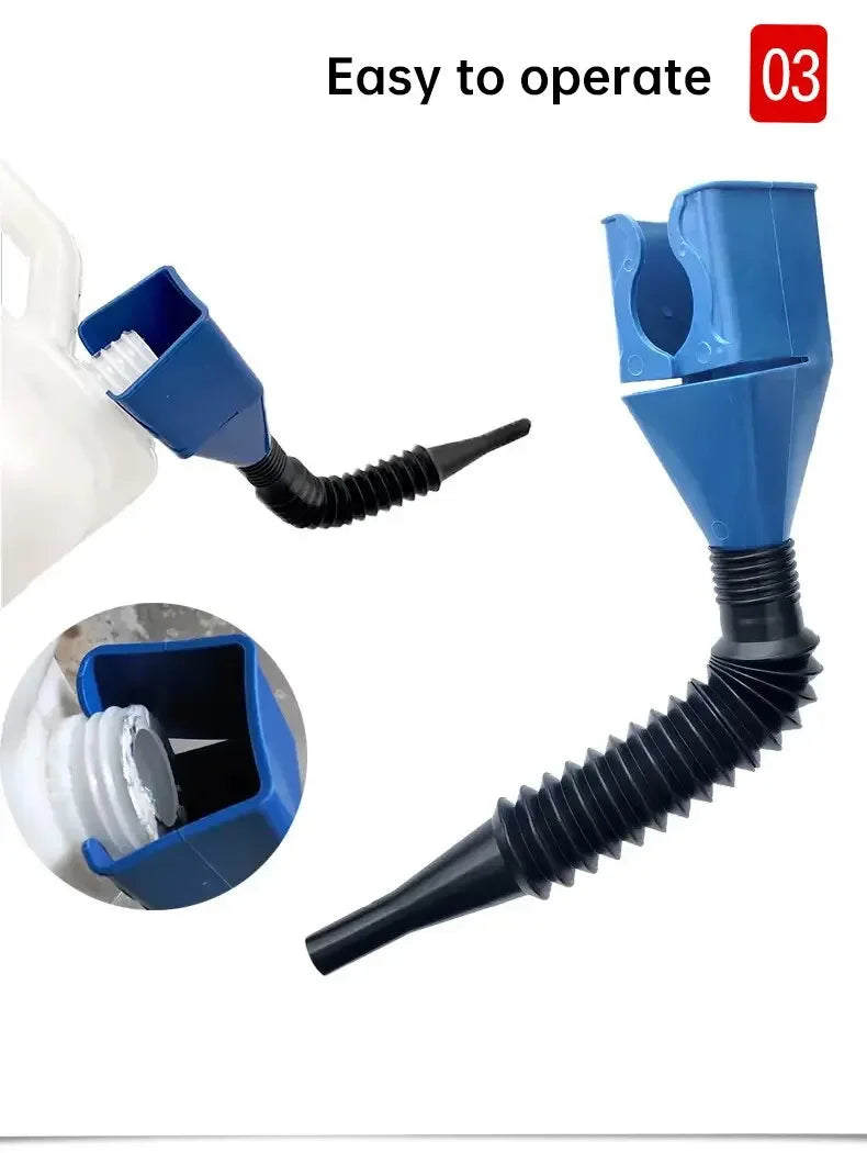 Plastic Car Motorcycle Refueling Gasoline Engine Oil Funnel Filter Conveying Tool Oil Change Funnel Accessories Beauty World Shop