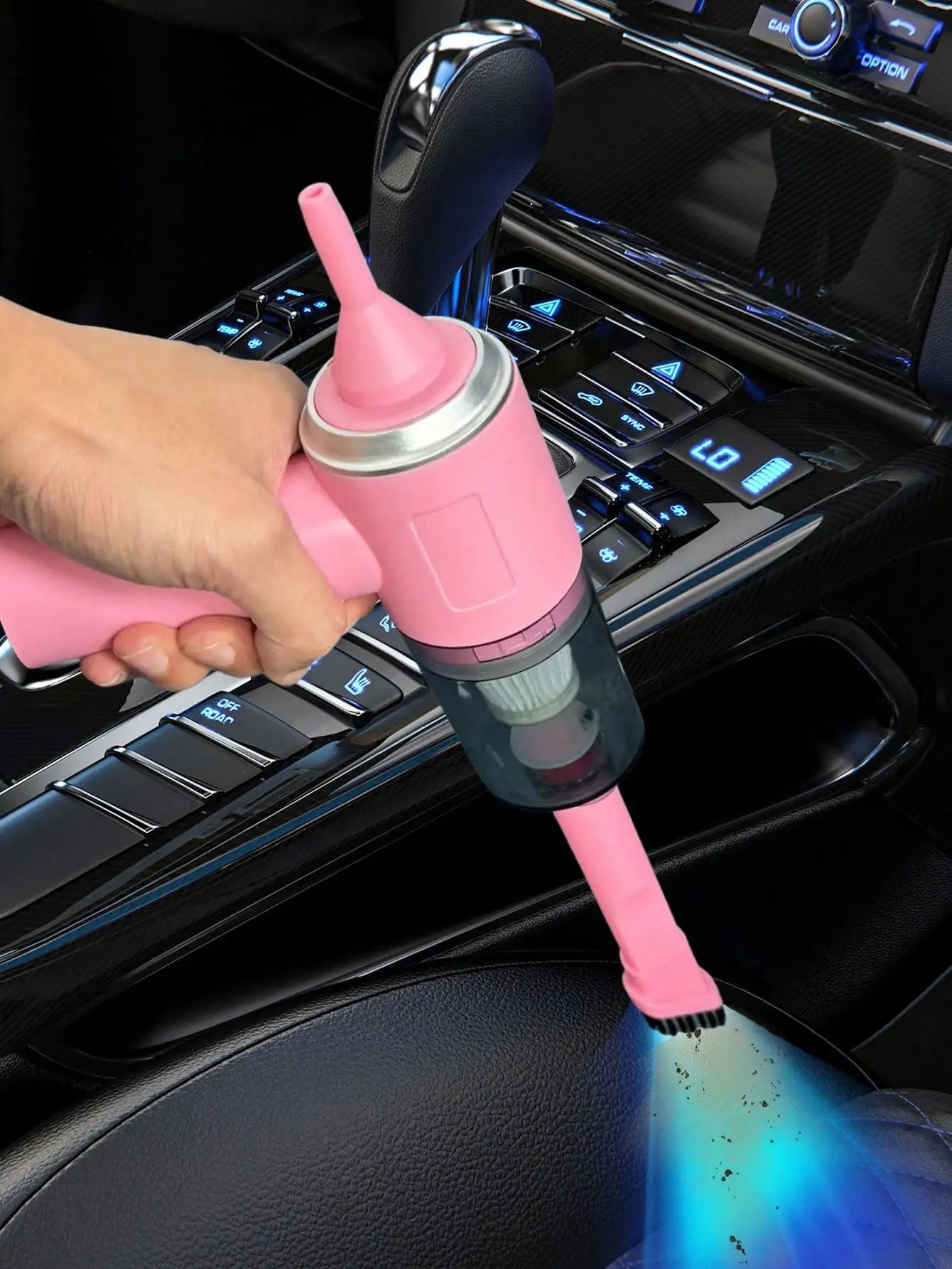 3 In 1 Integrated Suction And Blowing Vacuum Combination Vacuum Cleaner USB Charging Small Car Household Vacuum Cleaner Beauty World Shop