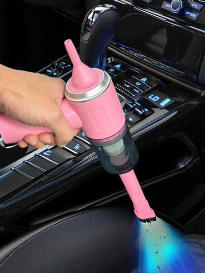 3 In 1 Integrated Suction And Blowing Vacuum Combination Vacuum Cleaner USB Charging Small Car Household Vacuum Cleaner Beauty World Shop
