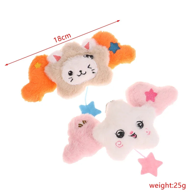 1PC Star Pendant Key Chain Doll Album Plush Pendant Doll School Bag Decoration Gifts Beauty World Shop